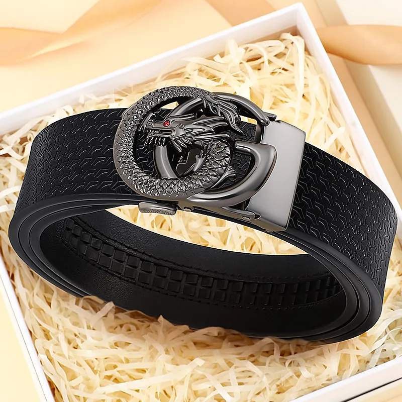 MILLIE'S Cow Split Leather Belts Men's 3.4cm-2