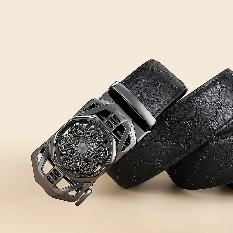 MILLIE'S Cow Split Leather Belts Men's Width  3.5cm-1