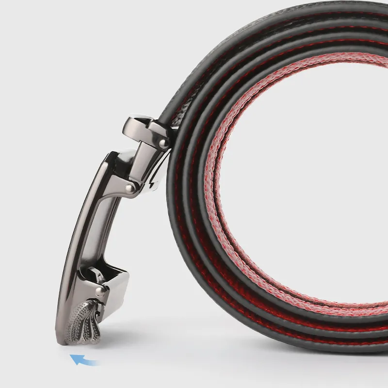 MILLIE'S Top Grain Cow Leather Leather Belts Men's Width  3.5cm-1
