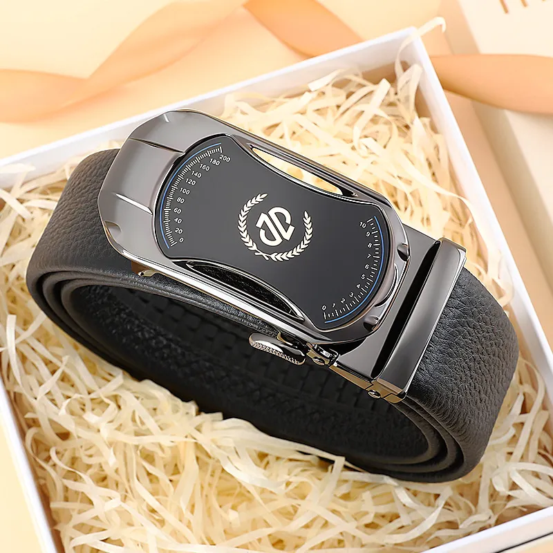 MILLIE'S Cow Leather Belts Men's Width 3.5cm-1