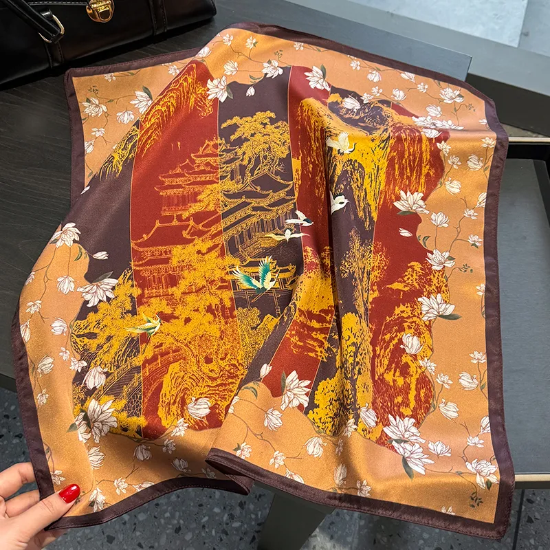 MILLIE'S Mulberry Silk Scarves Women's-10