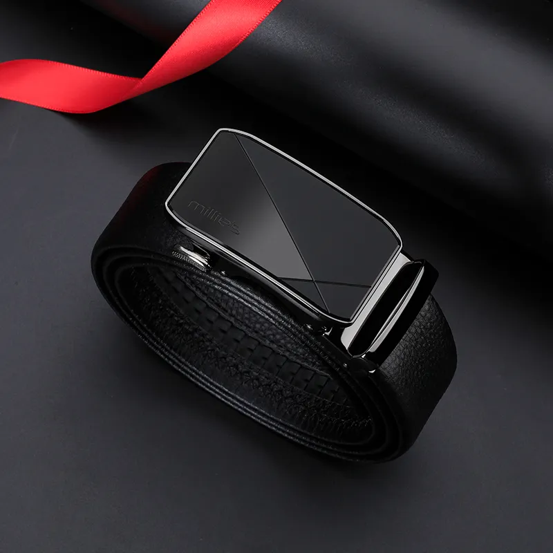 MILLIE'S Top Grain Cow Leather Leather Belts Men's Width  3.5cm-1
