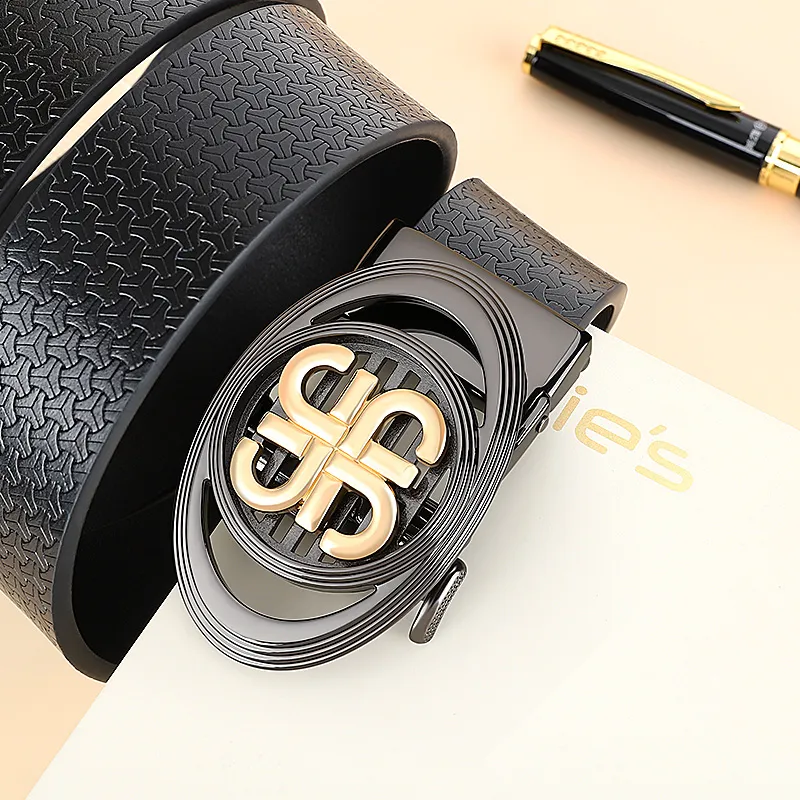 MILLIE'S Cow Split Leather Belts Men's Width 3.4cm-5