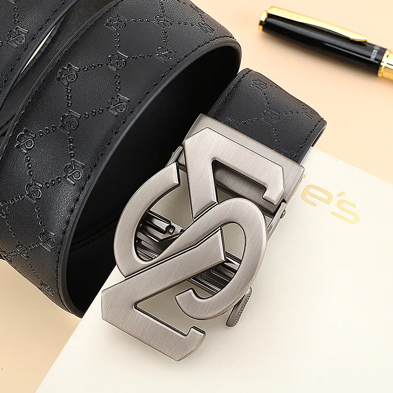 MILLIE'S Cow Split Leather Belts Men's Width  3.5cm-4