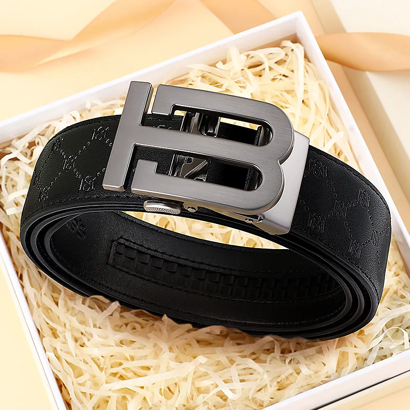 MILLIE'S Cow Split Leather Belts Men's Width  3.5cm-2