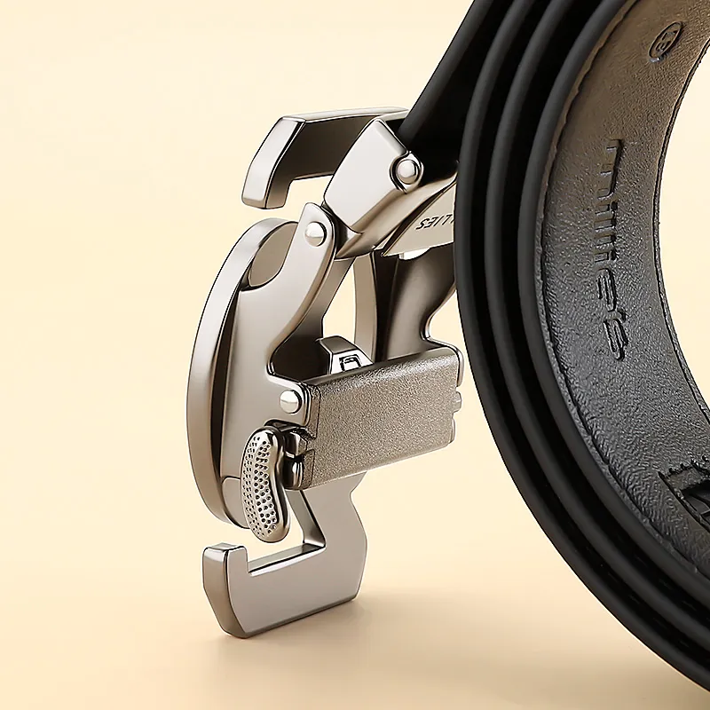 MILLIE'S Cow Split Leather Belts Men's Width  3.5cm-3