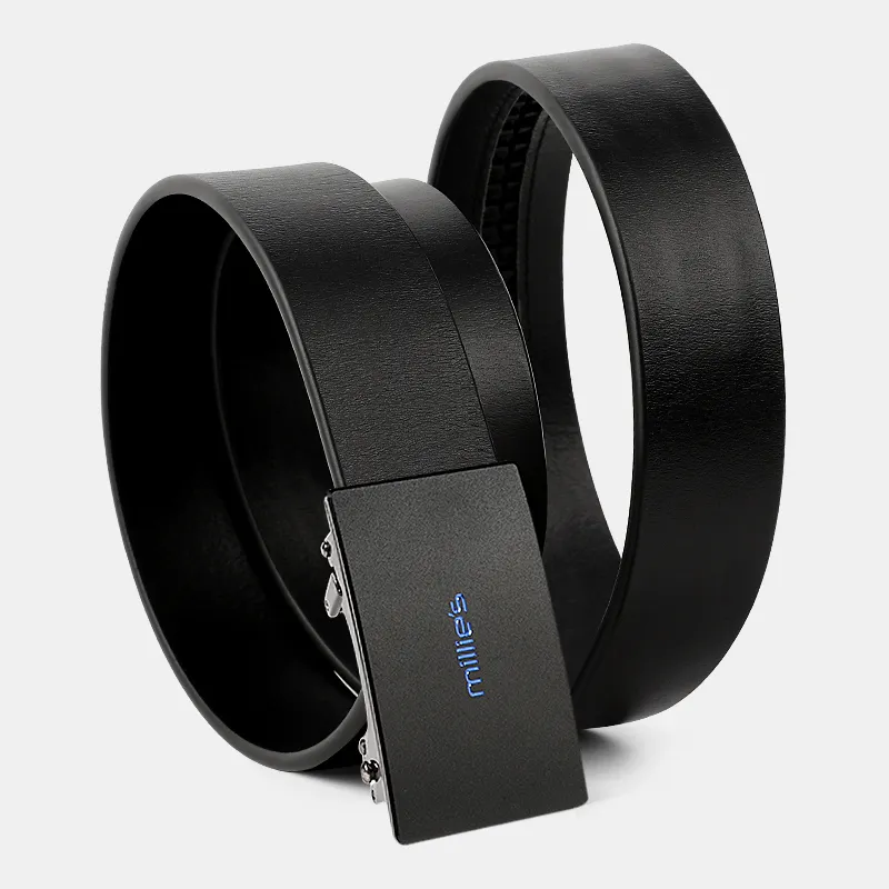 MILLIE'S Top Grain Cow Leather Cow Leather Leather Belts Men's Width  3.5cm-3