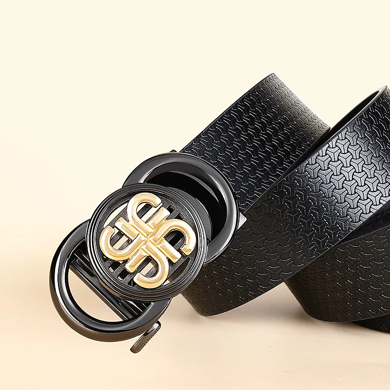 MILLIE'S Cow Split Leather Belts Men's Width 3.4cm-3