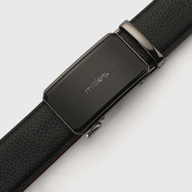 MILLIE'S Cow Leather Leather Belts Men's Width  3.5cm-2