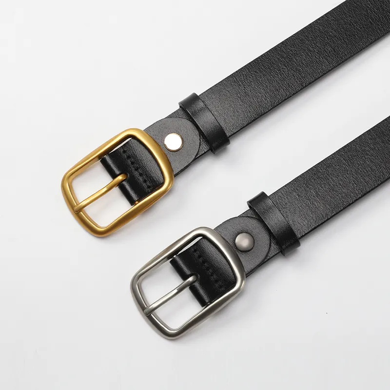 MILLIE'S Cow Split Leather Leather Belts Women's Width 2.8CM-4