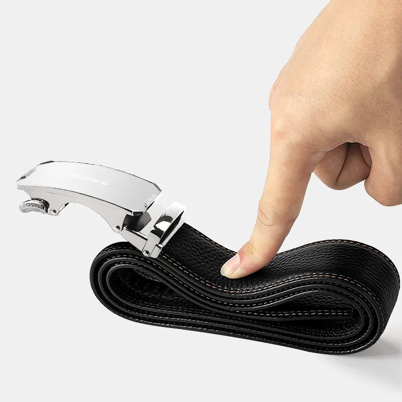 MILLIE'S Top Grain Cow Leather Belts Men's Width 3.5cm-5