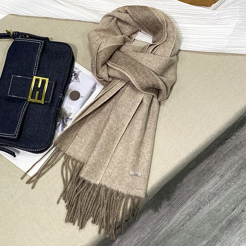 MILLIE'S Wool Knit Scarves Unisex-1