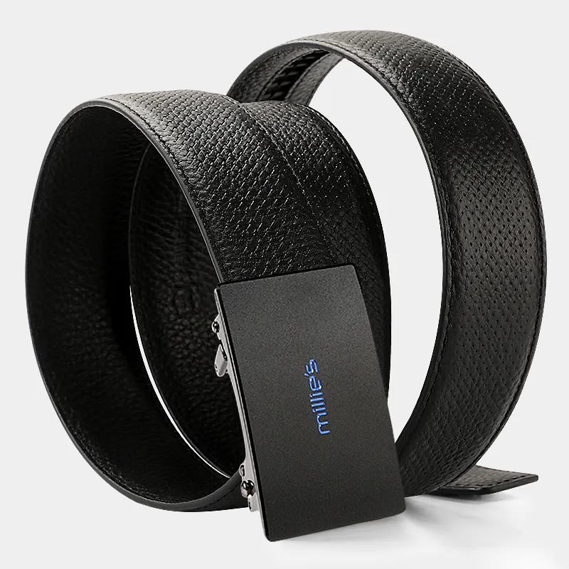 MILLIE'S Top Grain Cow Leather Leather Belts Men's Width  3.5cm-2