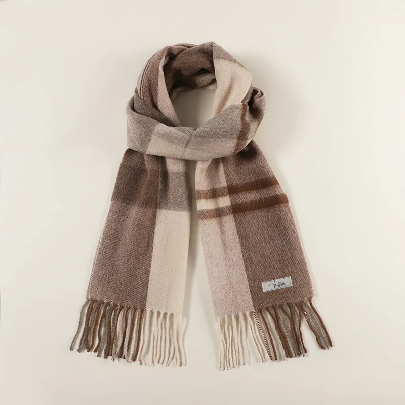 MILLIE'S Wool Knit Scarves Unisex-5