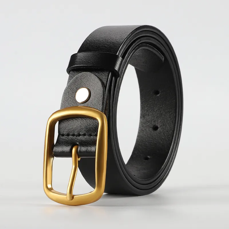 MILLIE'S Cow Split Leather Leather Belts Women's Width 2.8CM-5