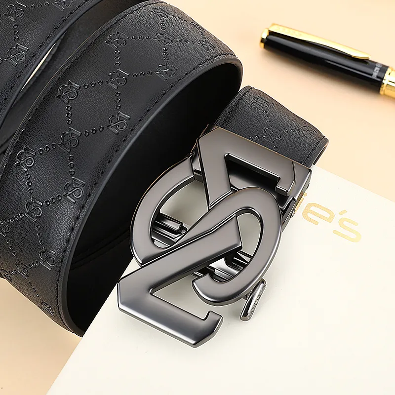 MILLIE'S Cow Split Leather Belts Men's Width  3.5cm-5