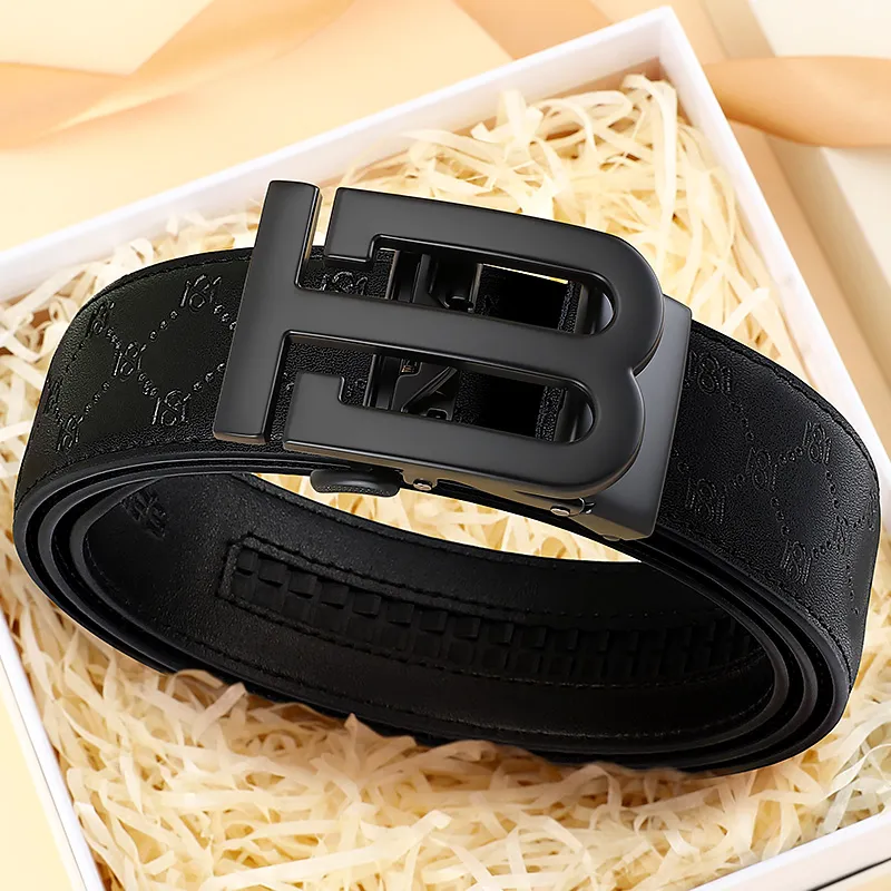 MILLIE'S Cow Split Leather Belts Men's Width  3.5cm-2