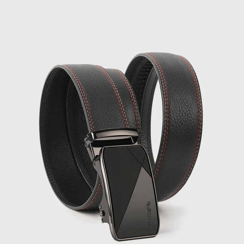 MILLIE'S Top Grain Cow Leather Leather Belts Men's Width  3.5cm-5