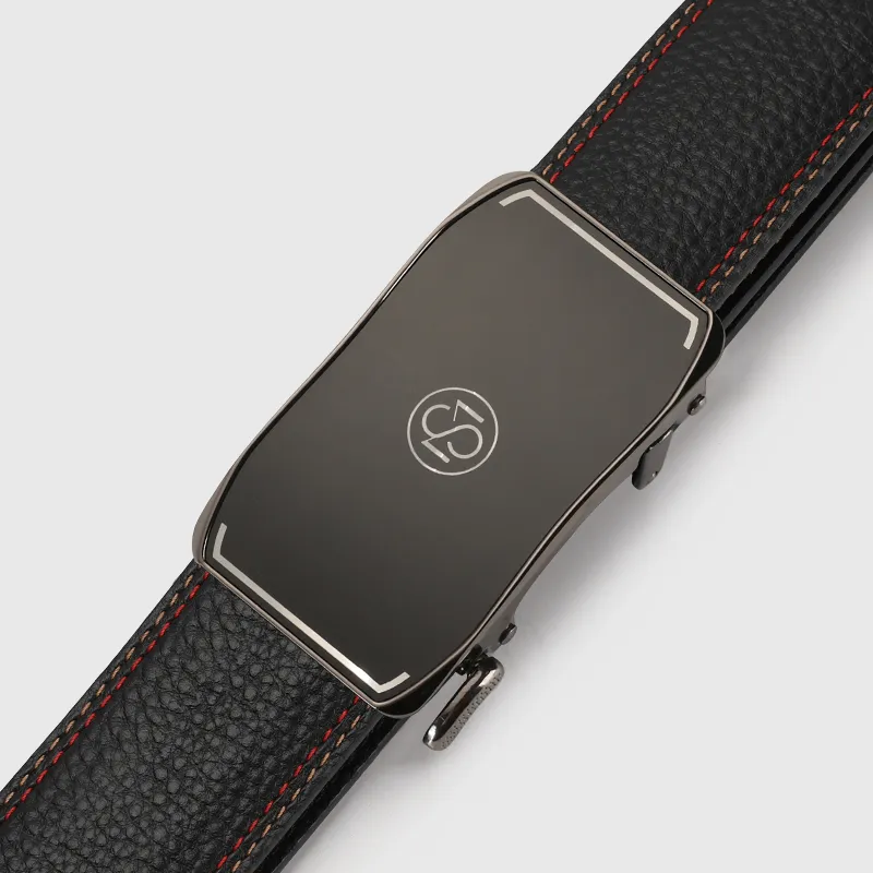MILLIE'S Top Grain Cow Leather Belts Men's Width 3.5cm-1