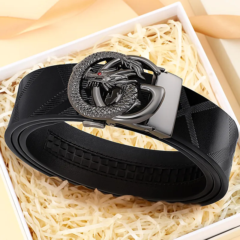 MILLIE'S Cow Split Leather Belts Men's 3.4cm-1