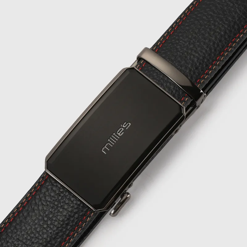 MILLIE'S Top Grain Cow Leather Leather Belts Men's Width  3.5cm-2