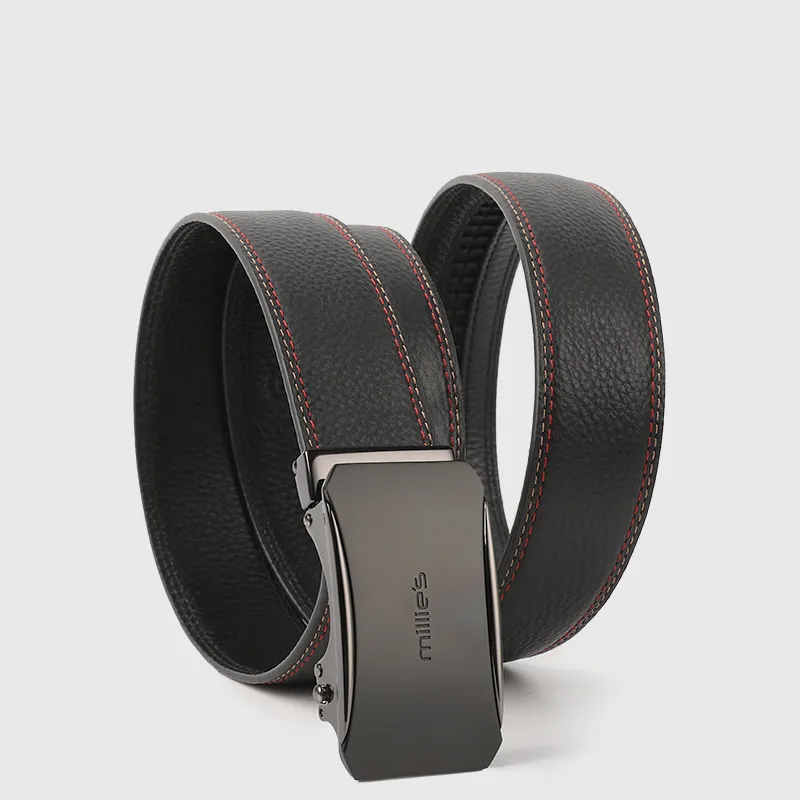 MILLIE'S Top Grain Cow Leather Leather Belts Men's Width  3.5cm-2