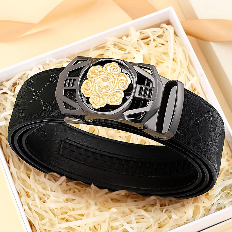 MILLIE'S Cow Split Leather Belts Men's Width  3.5cm-1