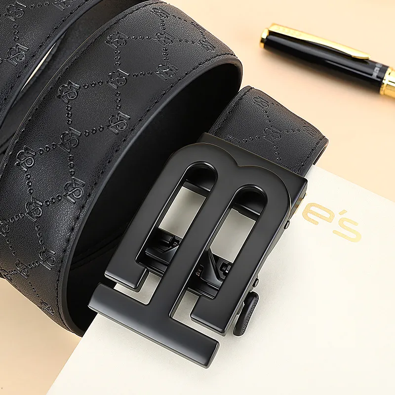 MILLIE'S Cow Split Leather Belts Men's Width  3.5cm-5