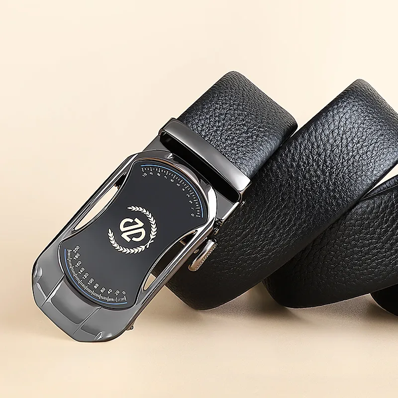 MILLIE'S Cow Leather Belts Men's Width 3.5cm-2