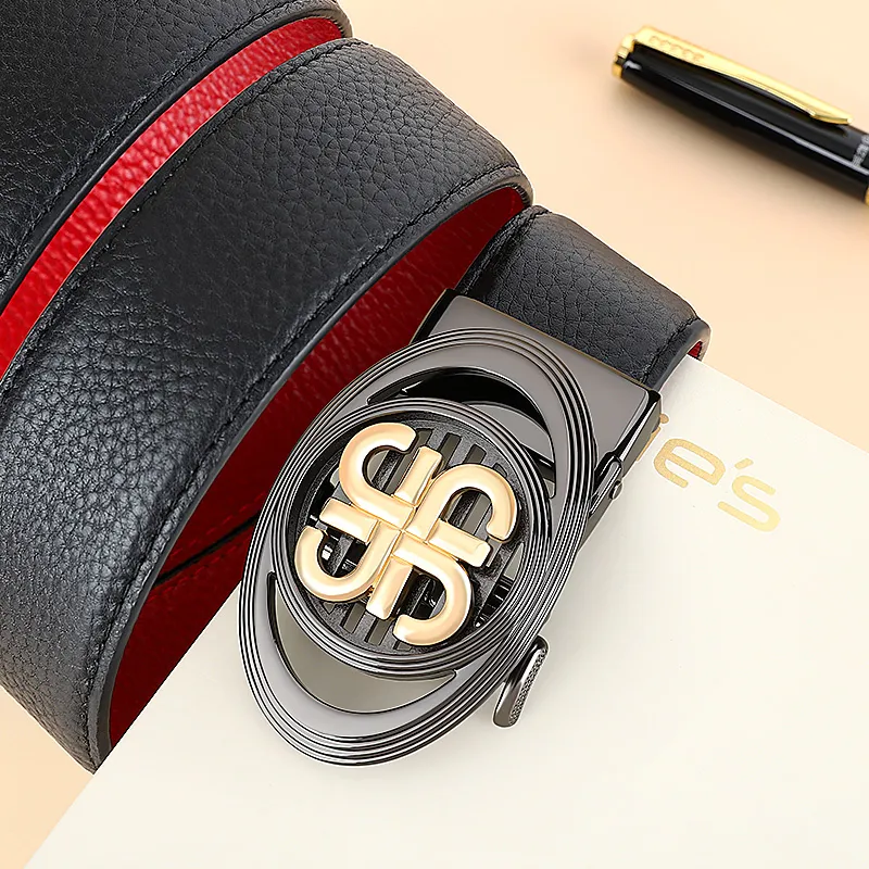 MILLIE'S Top Grain Cow Leather Belts Men's Width 3.5cm-5