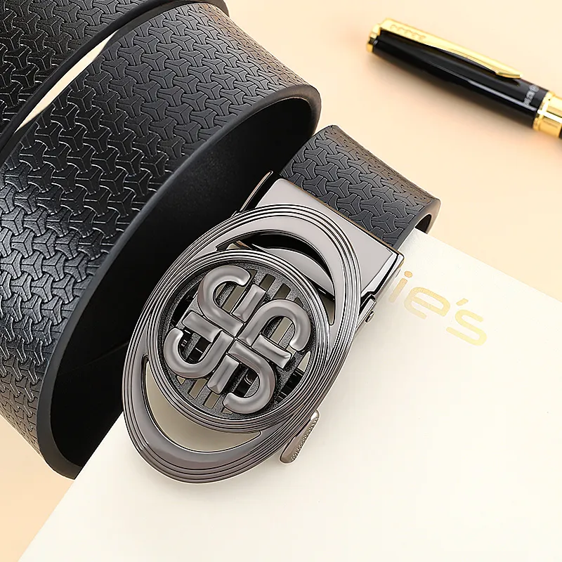 MILLIE'S Cow Split Leather Belts Men's Width 3.4cm-5