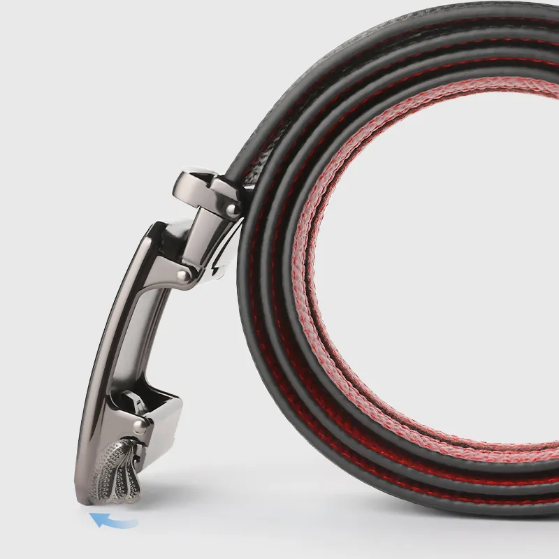MILLIE'S Top Grain Cow Leather Leather Belts Men's Width  3.5cm-2