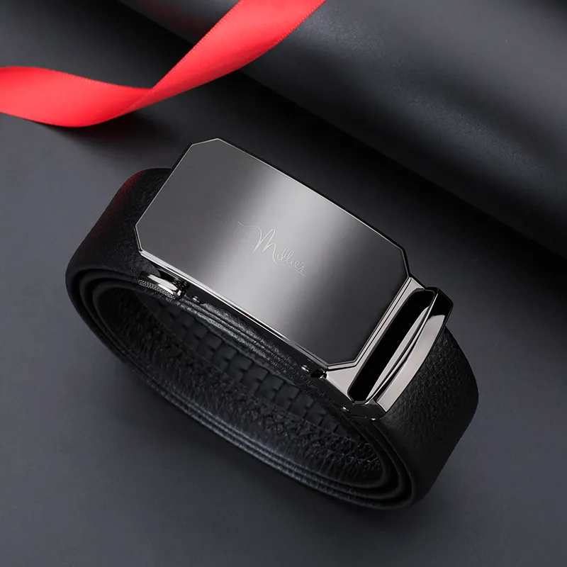 MILLIE'S Cow Leather Top Grain Cow Leather Leather Belts Men Width  3.5cm-1