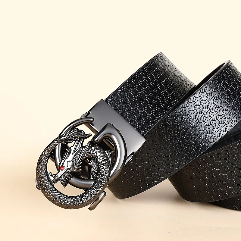 MILLIE'S Cow Split Leather Belts Men's 3.4cm-3