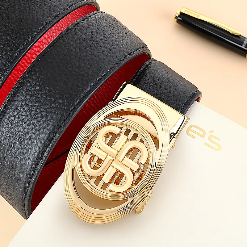 MILLIE'S Top Grain Cow Leather Belts Men's Width 3.5cm-5