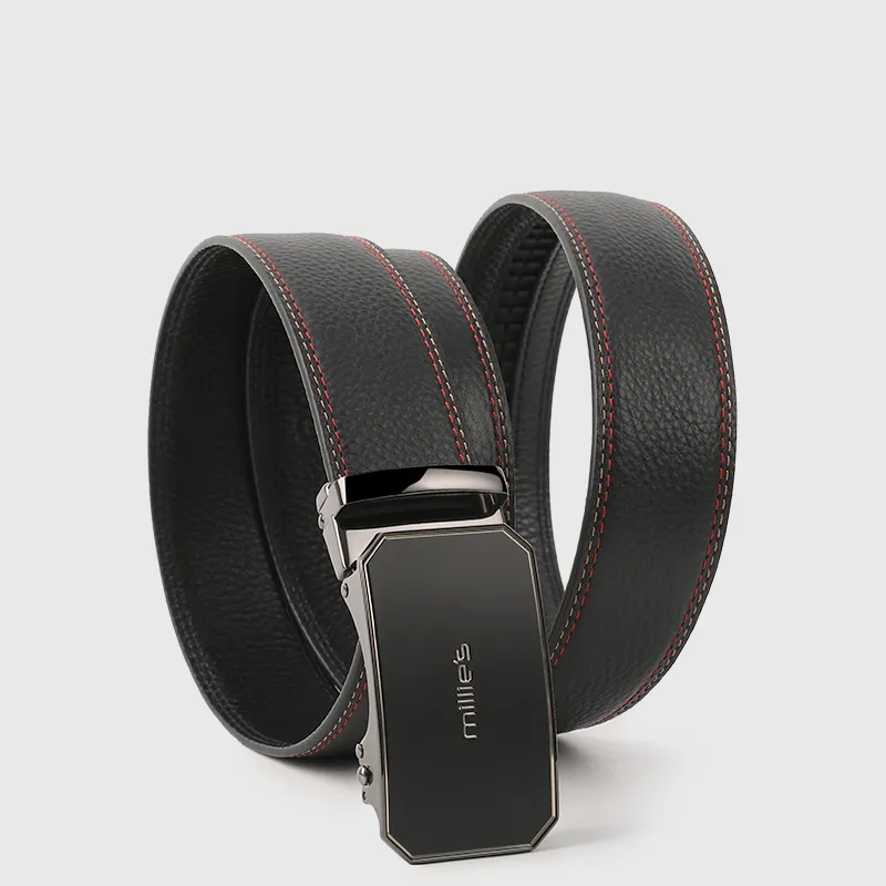 MILLIE'S Top Grain Cow Leather Leather Belts Unisex Width  3.5cm-5