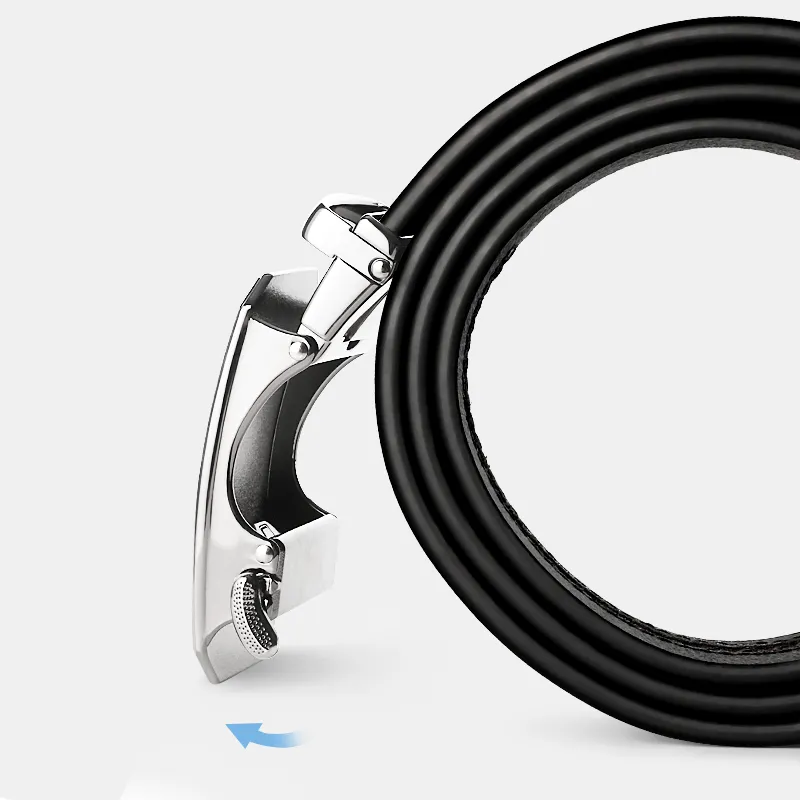 MILLIE'S Cow Leather Leather Belts Men's Width  3.5cm-1