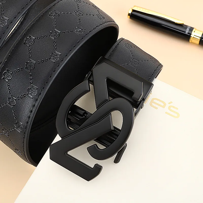 MILLIE'S Cow Split Leather Belts Men's Width  3.5cm-4