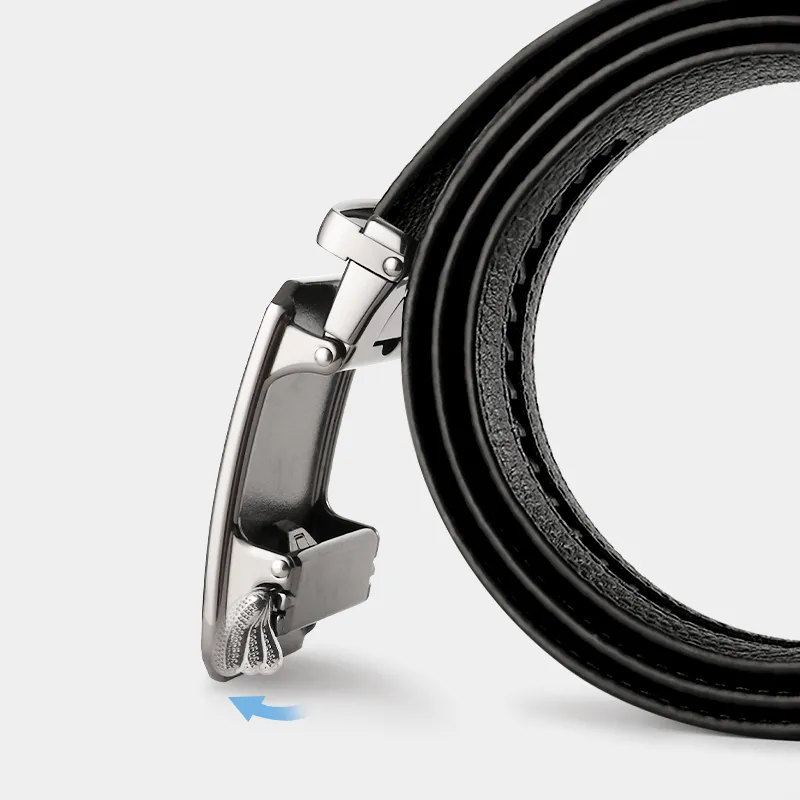 MILLIE'S Cow Leather Leather Belts Men's 3.5cm-2