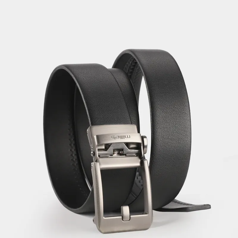 MILLIE'S Cow Split Leather Leather Belts Men's Width  3.5cm-4