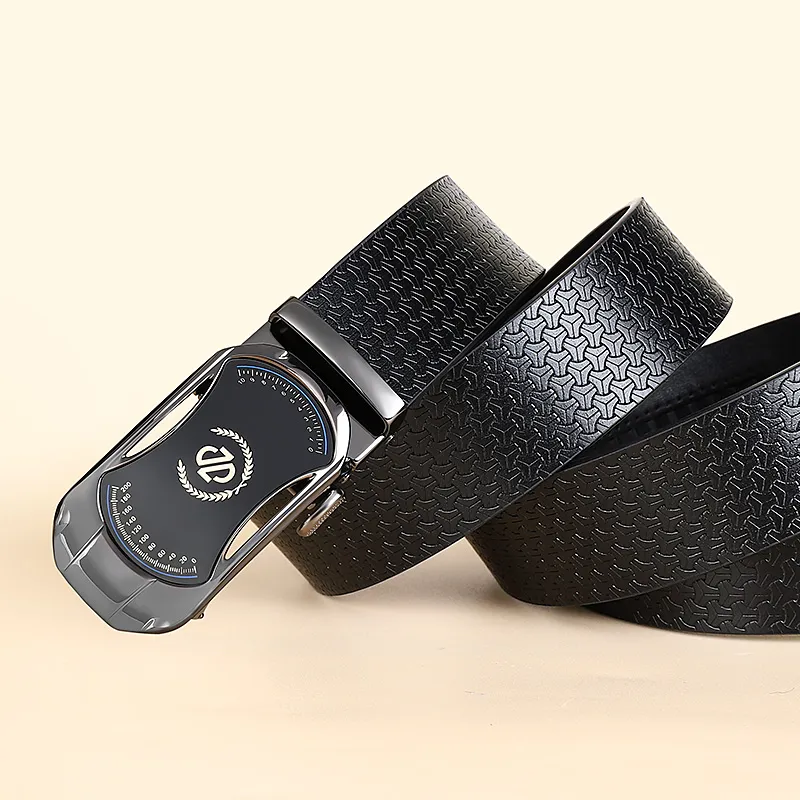 MILLIE'S Cow Split Leather Belts Men's Width 3.4cm-3