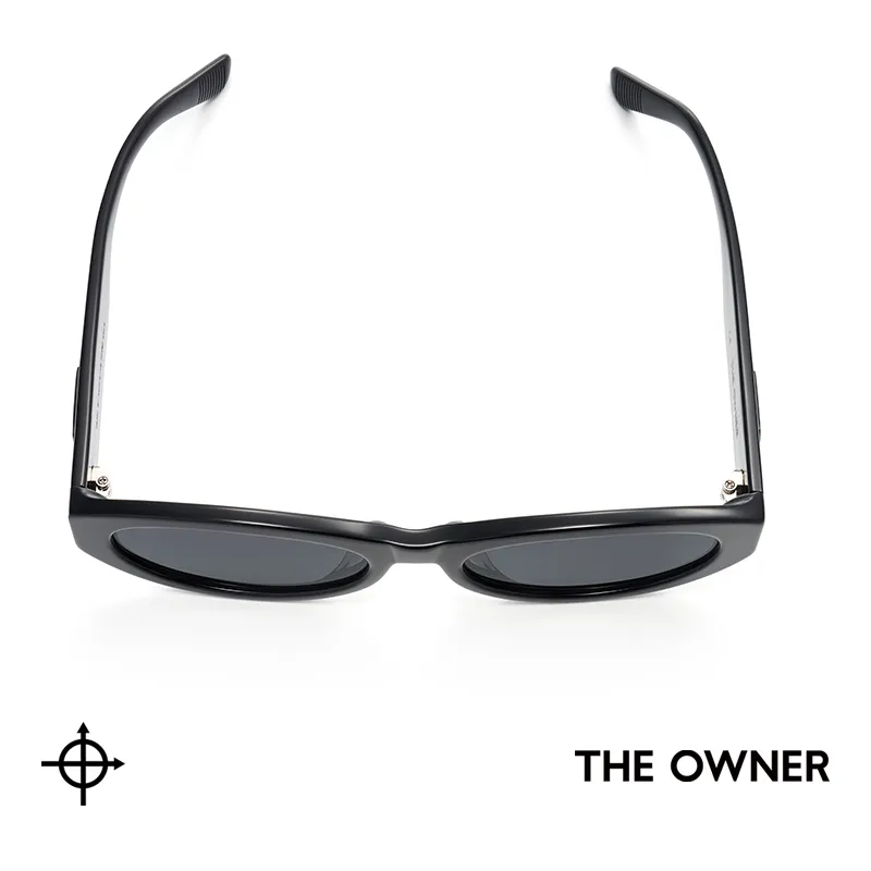 THE OWNER Plate Frame Oval Sunglasses Unisex-3