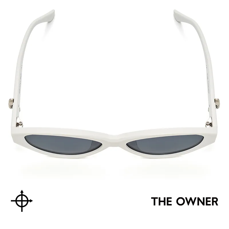THE OWNER Plate Frame Cat Eye Sunglasses Unisex-5