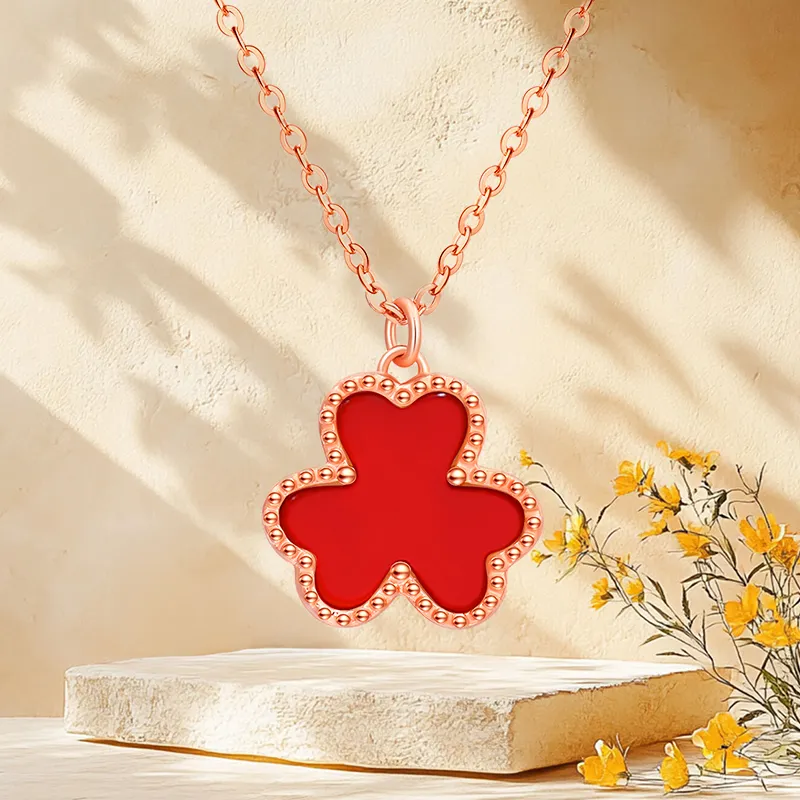YINGNIXINDONG 925 Sterling Silver Necklaces Women's-1