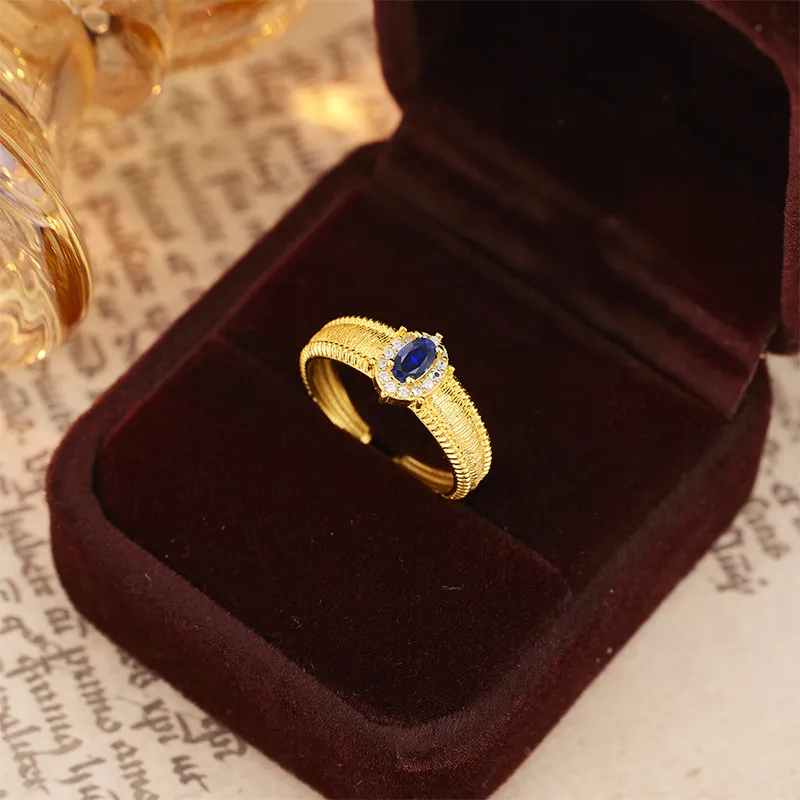 YINGNIXINDONG 925 Sterling Silver Rings Women's-6