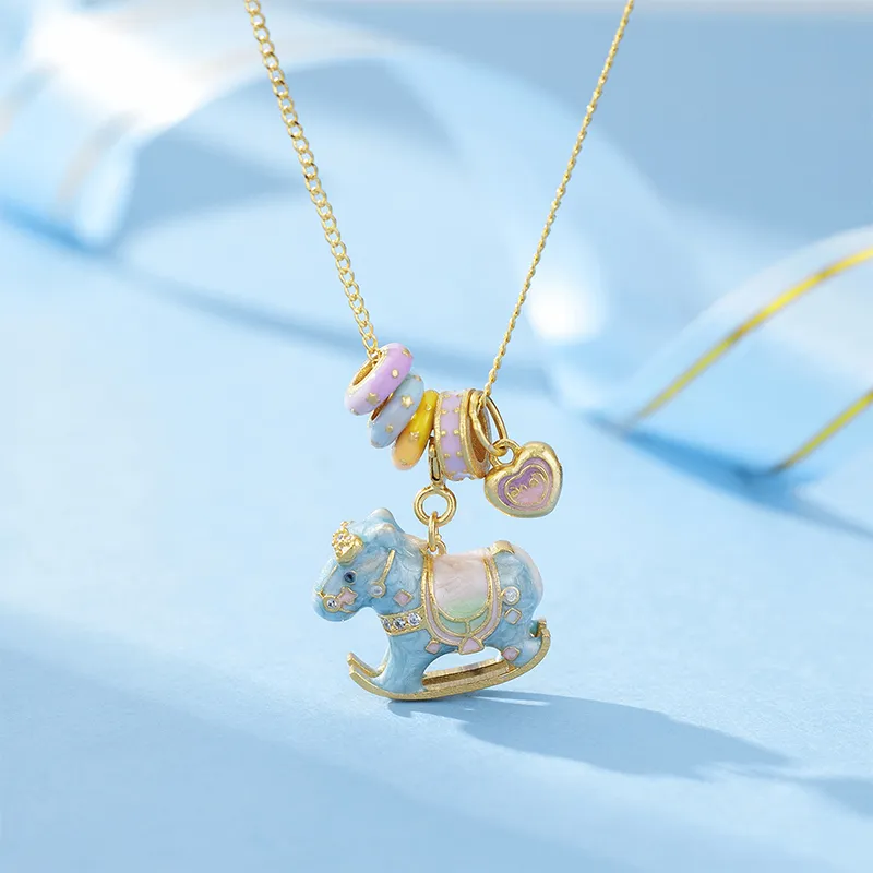 YINGNIXINDONG 925 Sterling Silver Necklaces Women's-2