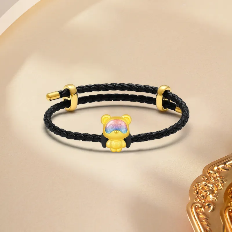 YINGNIXINDONG Gold Bracelet Unisex-3