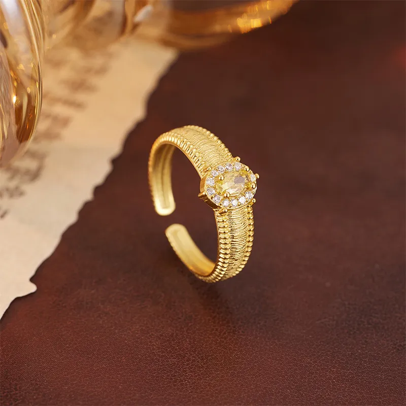 YINGNIXINDONG 925 Sterling Silver Rings Women's-4