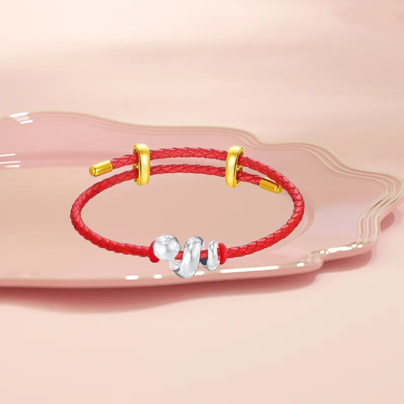 YINGNIXINDONG 999 Fine Silver Bracelets Unisex-2