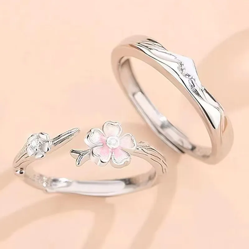 YINGNIXINDONG S999 Fine Silver Sterling Silver Rings Unisex-4